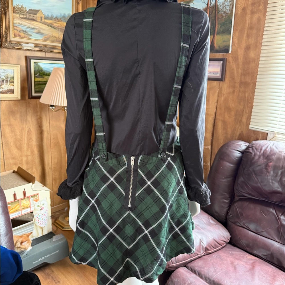 Tripp Punk Goth Plaid Skirt - Picture 3 of 4